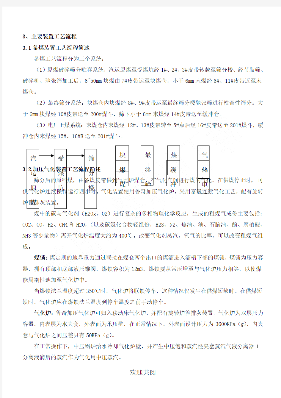 煤气化工艺操作规范