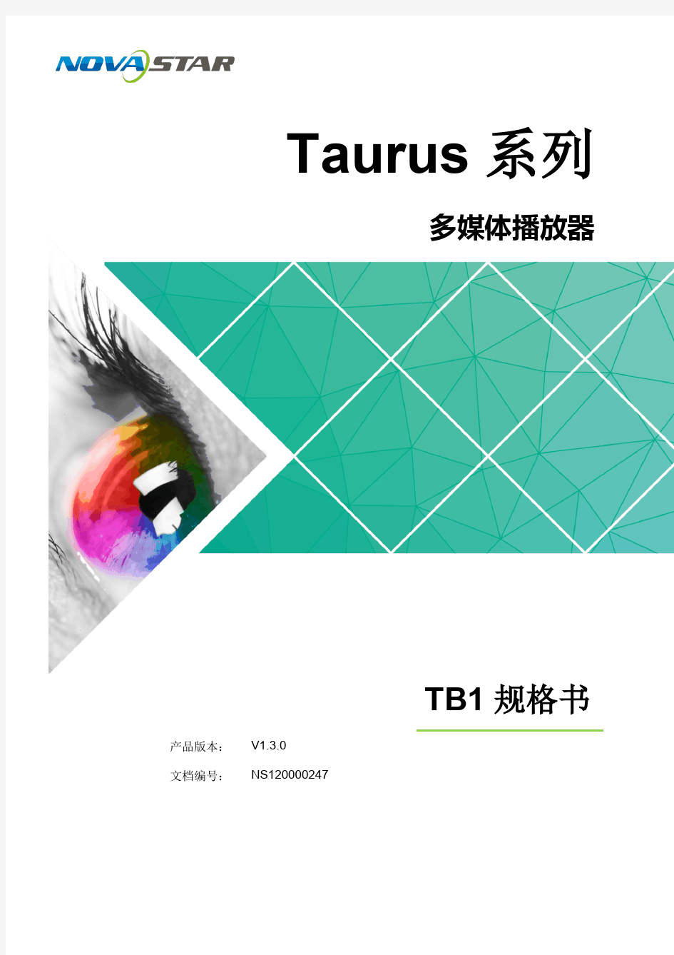 Taurus系列多媒体播放器 TB1规格书-V1.3.0