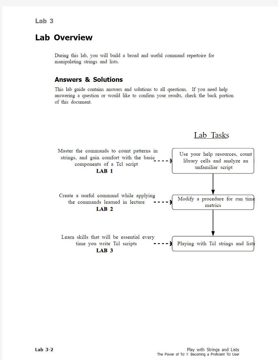Tcl_1_2015.00_LG_03 S公司2015年tcl教程Lab guide