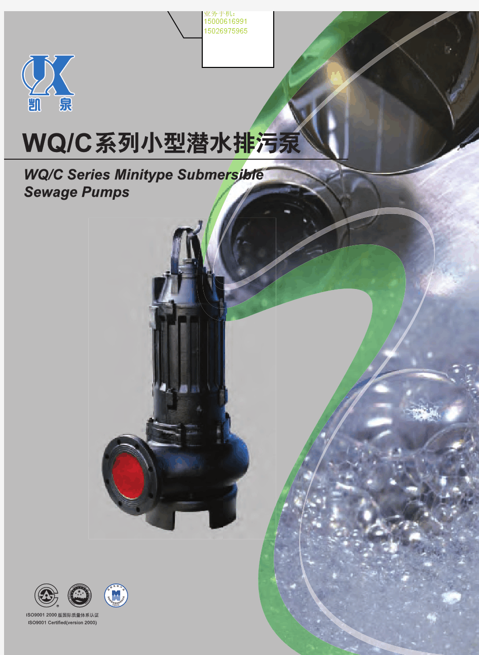 WQC系列小型潜水排污泵