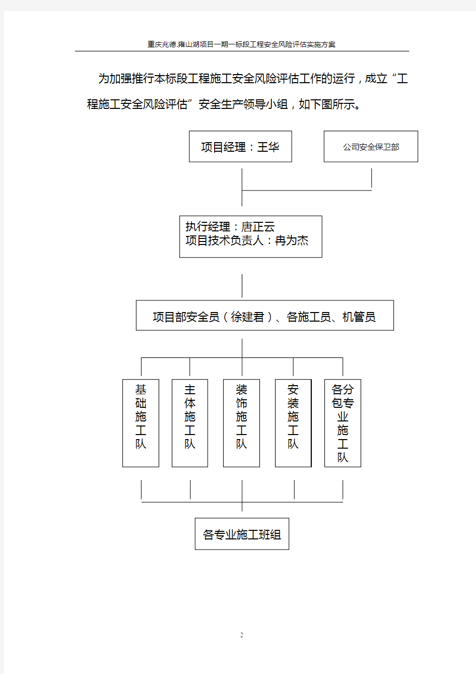 安全风险评估实施方案