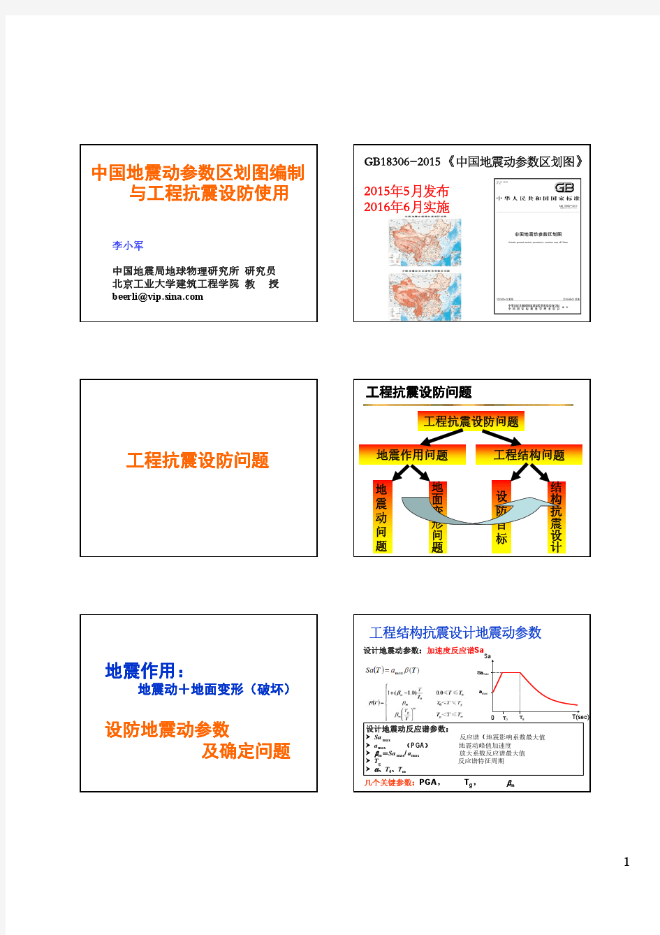 中国地震动参数区划图编制与工程抗震设防使用