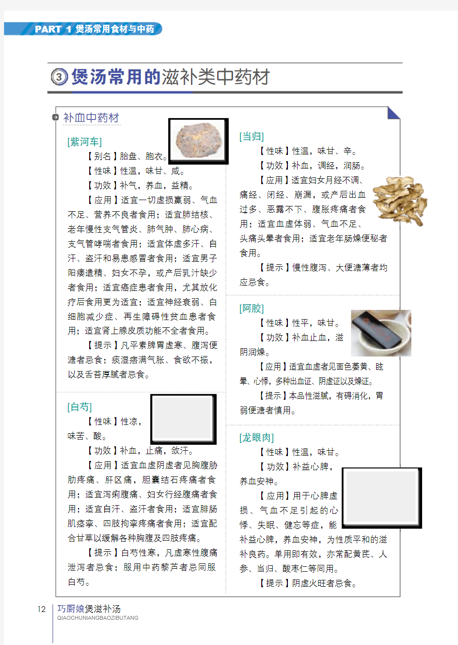 煲汤常用的滋补类中药材