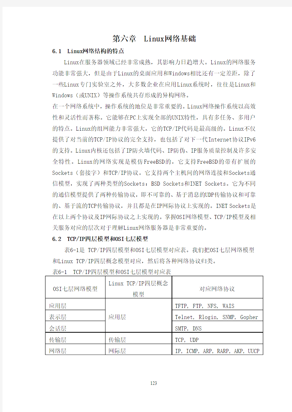 第六章 linux网络基础