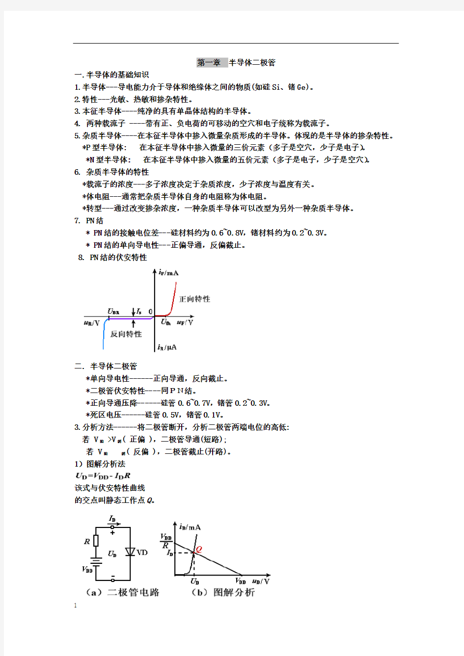 (完整版)模电总结复习资料