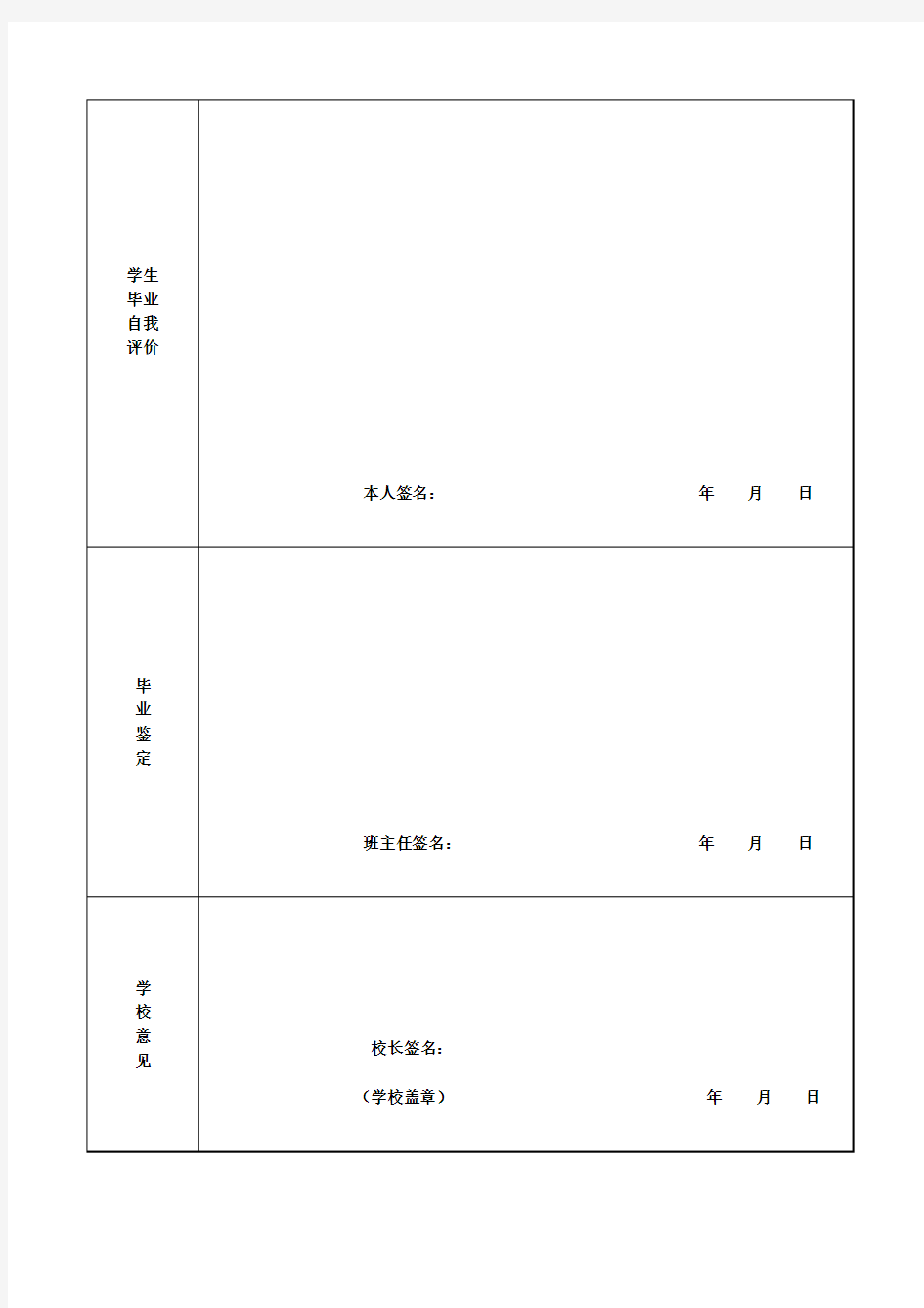 2.2015年海南省普通高中应届毕业生登记表