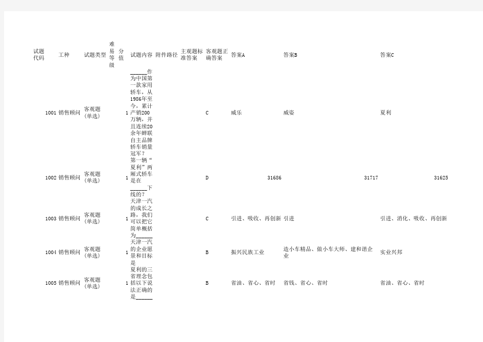 在线考试系统题库完整版1 1