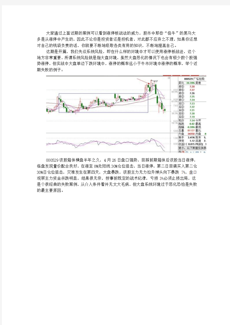 最新图解涨停板战法总结大全