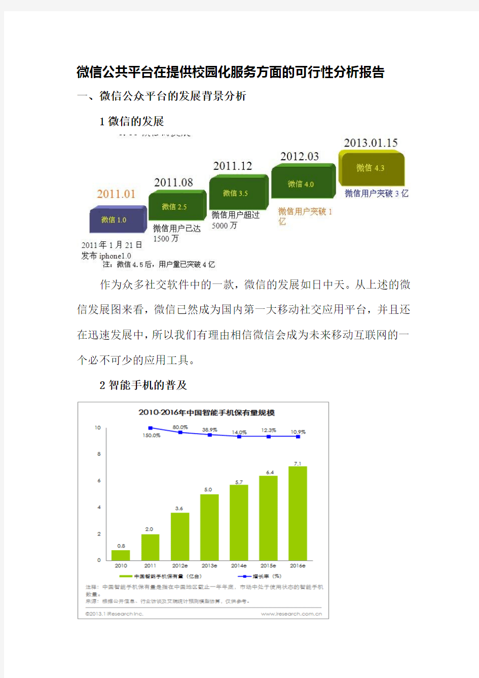 微信公众平台的发展趋势分析报告