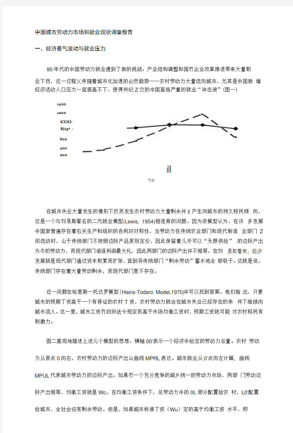 人力资源必修中国城市劳动力市场和就业现状调查报告.docx