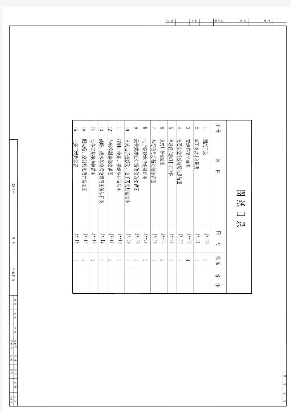 公路监控施工图纸