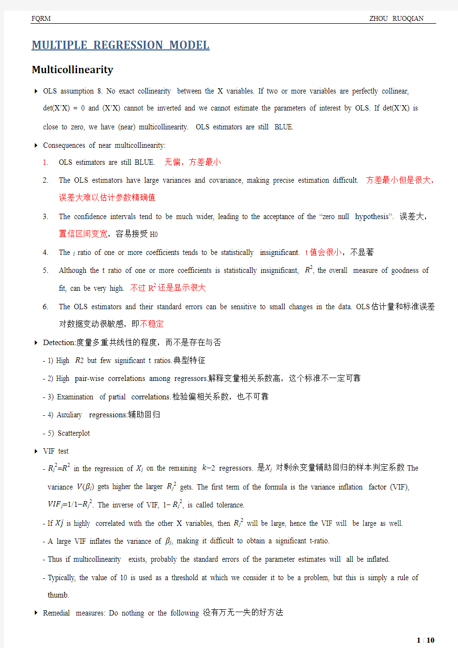 计量经济学英文资料Further Quantitative Methods