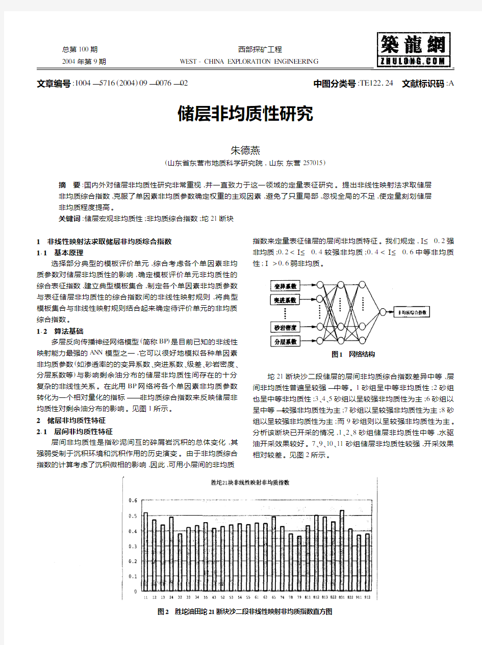 储层非均质性研究