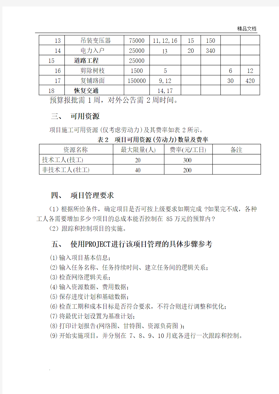 项目管理案例分析 (1)