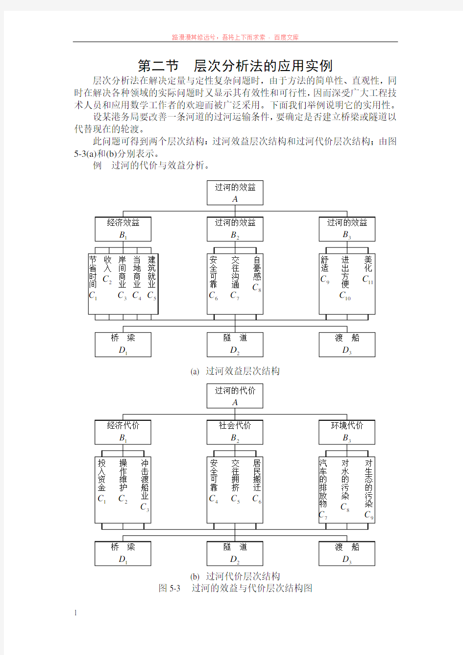 层次分析法的应用实例 (1)