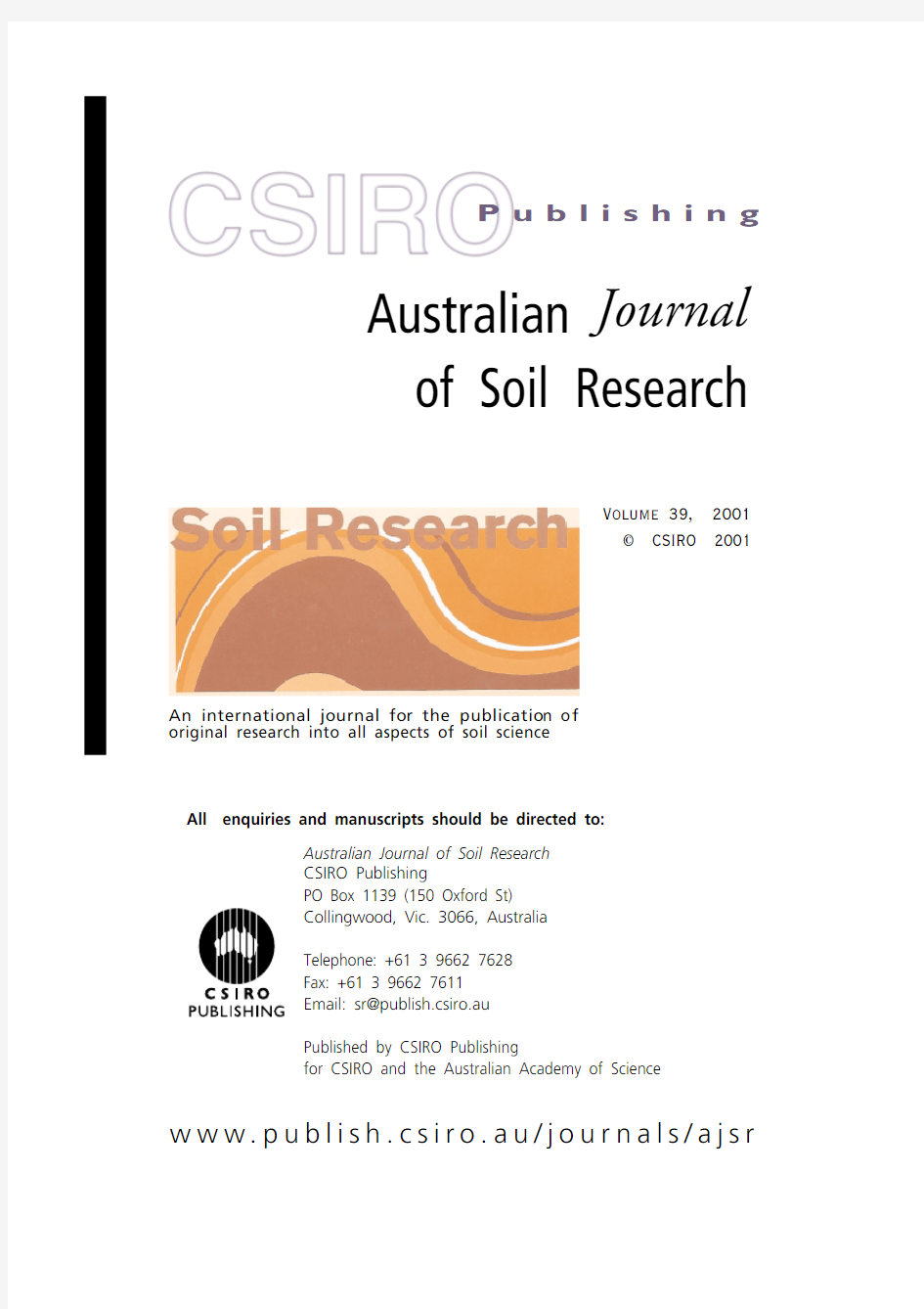 2001-Traffic and residue cover effects on infiltration