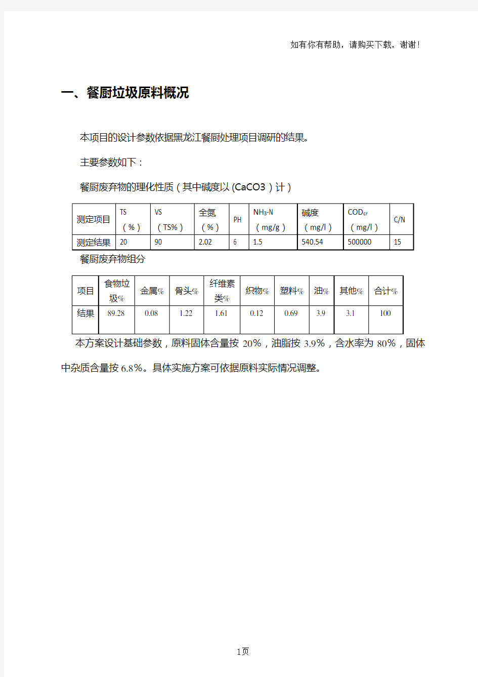 餐厨垃圾处理工艺介绍