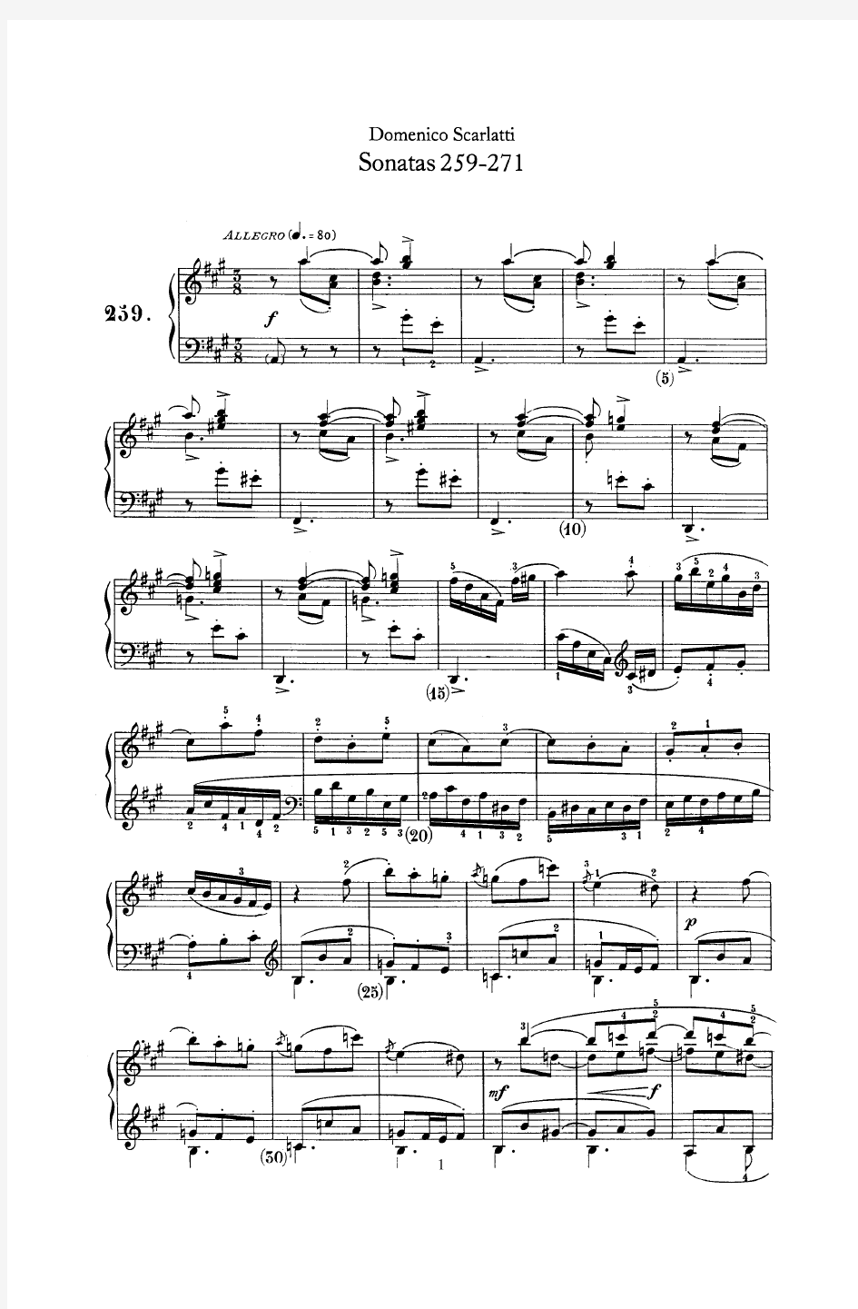 斯卡拉蒂奏鸣曲集259-271-Scarlatti_-_Keyboard_Sonatas__L.259-271