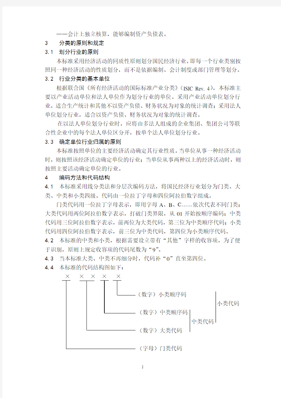 经济行业分类