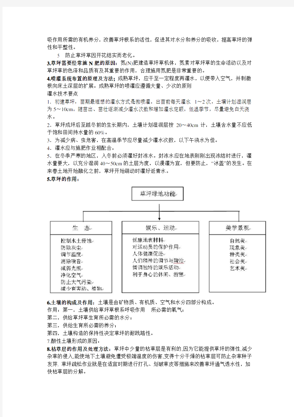 草坪学答案