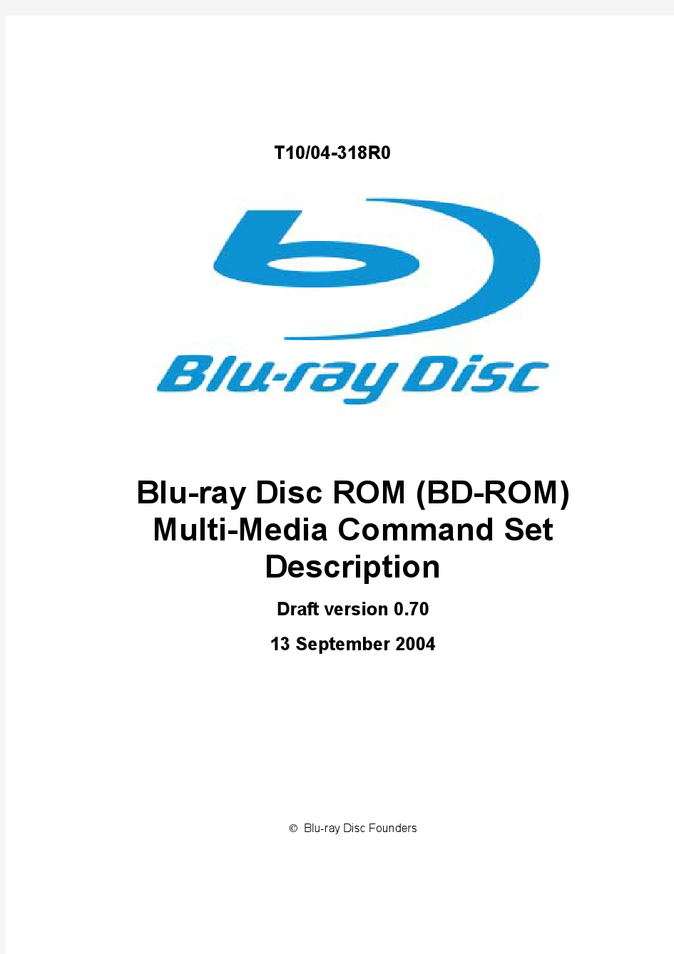 BD-ROM mmc v0.70