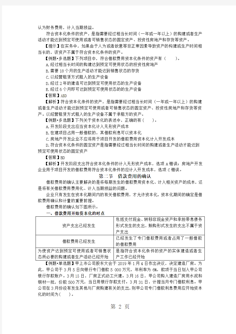 2019年注会会计张志凤第十八章---借款费用-12页精选文档