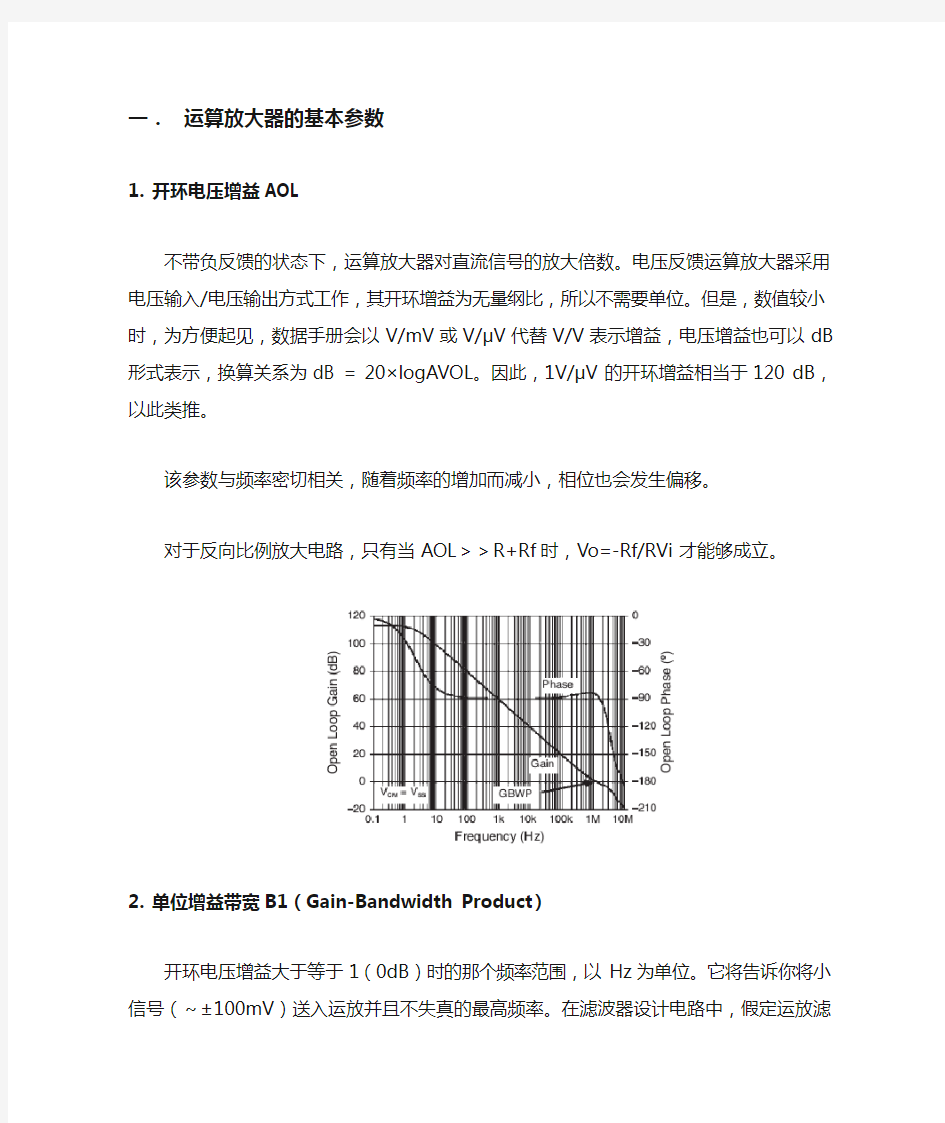 运算放大器设计总结