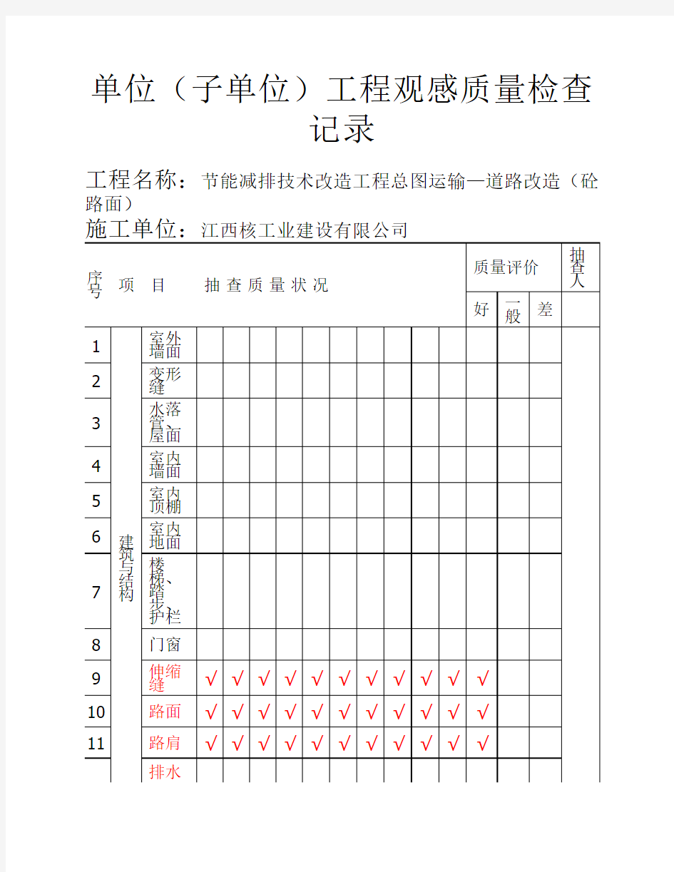 竣工验收资料全套