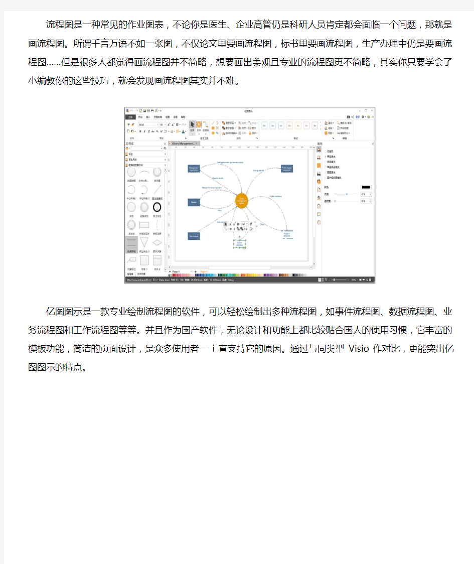 画业务流程图用什么软件好