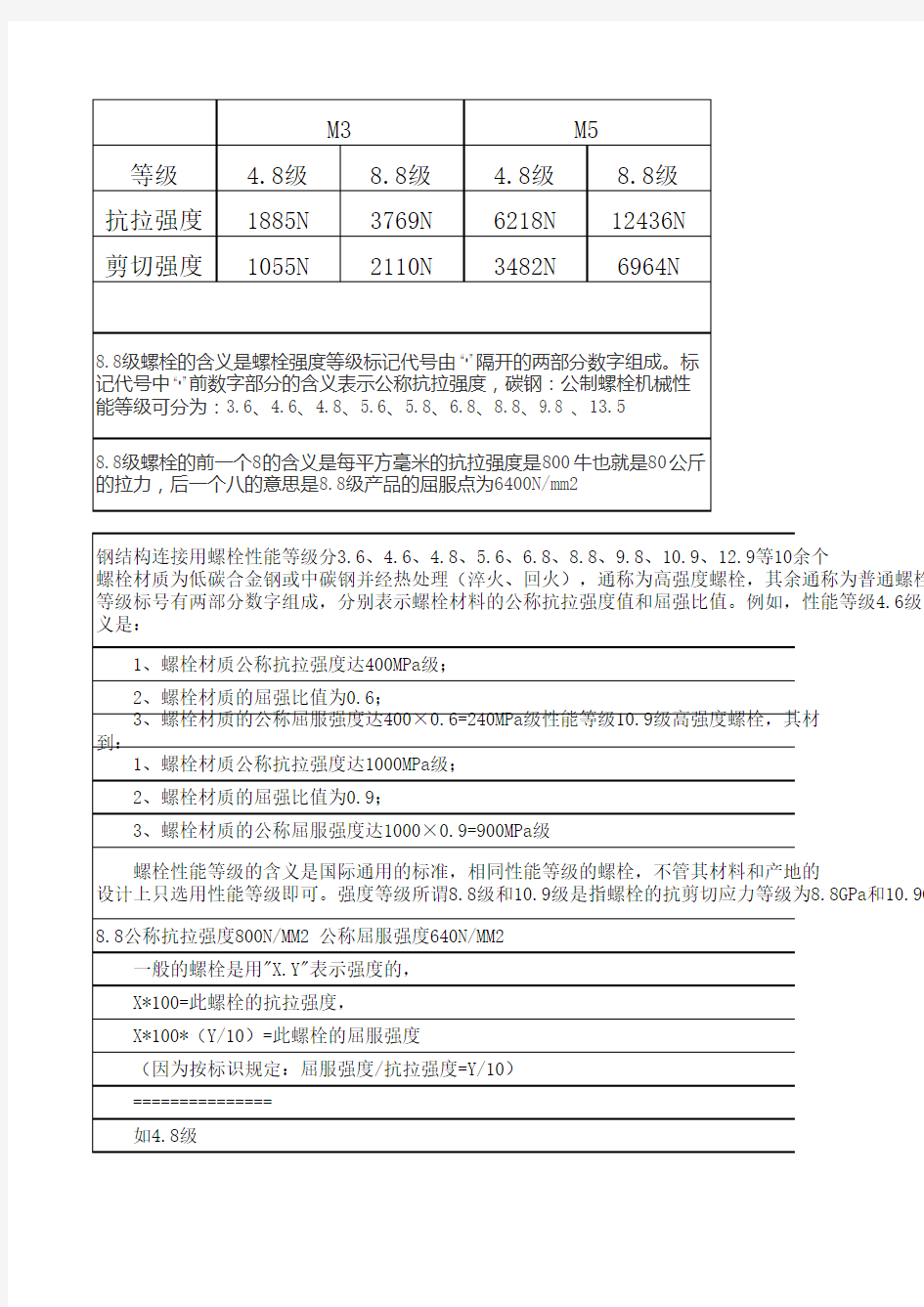 螺栓强度计算