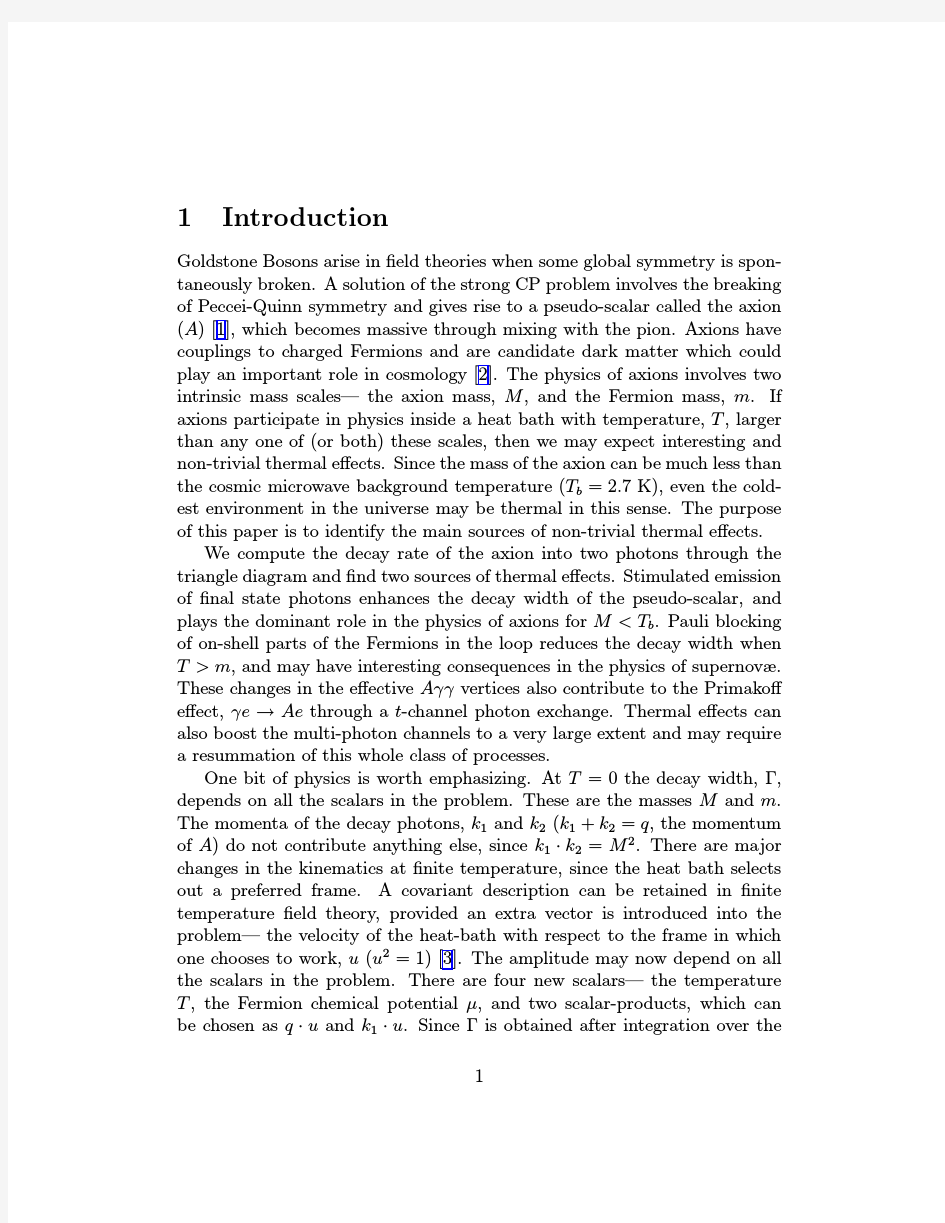 Thermal Effects on Two-photon Decays of Pseudo-scalars