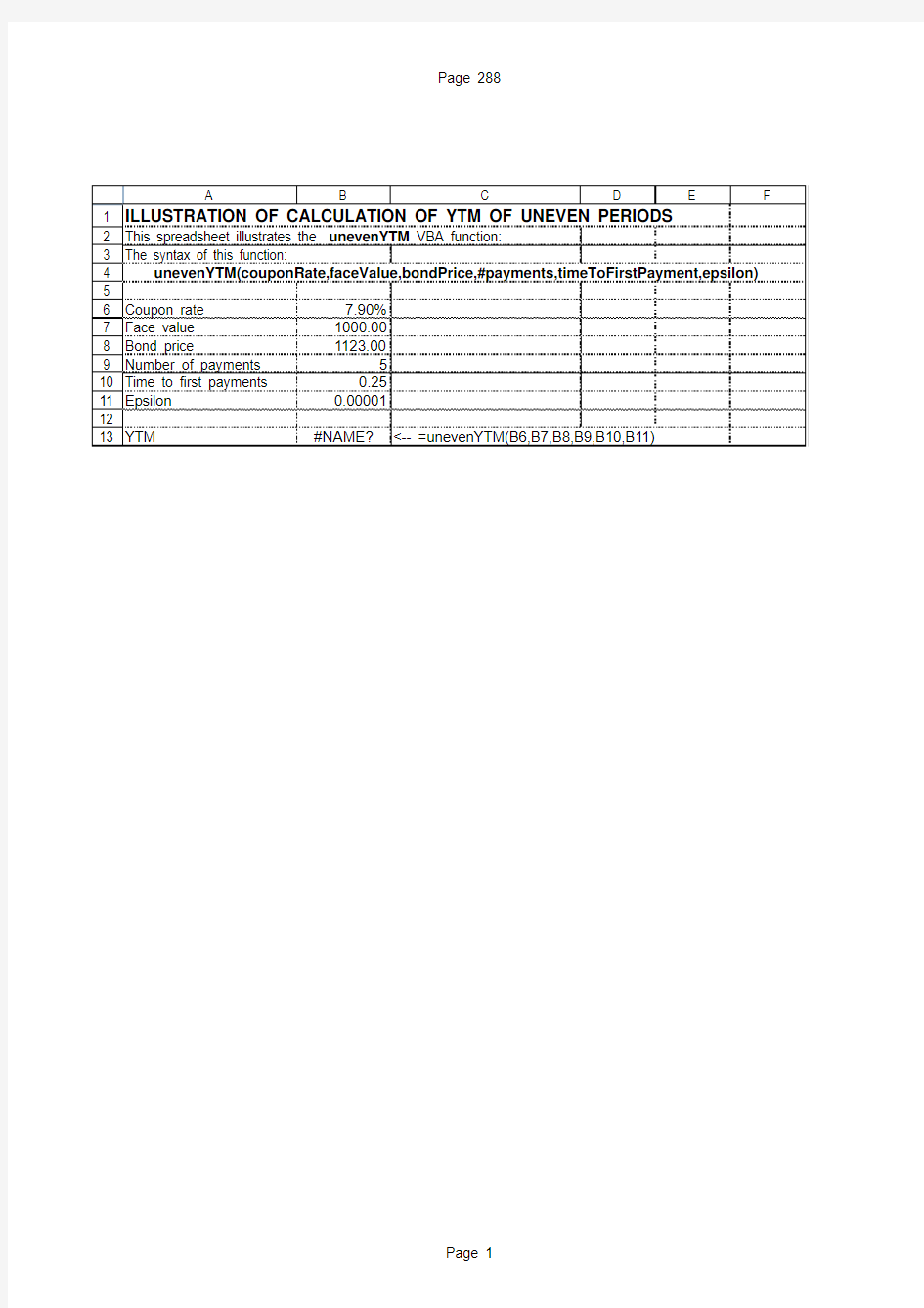 EXCEL：财政金融建模Chapter 20