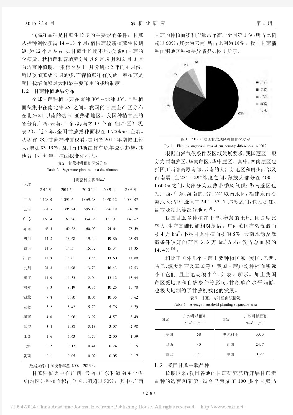 我国甘蔗产业化现状浅析