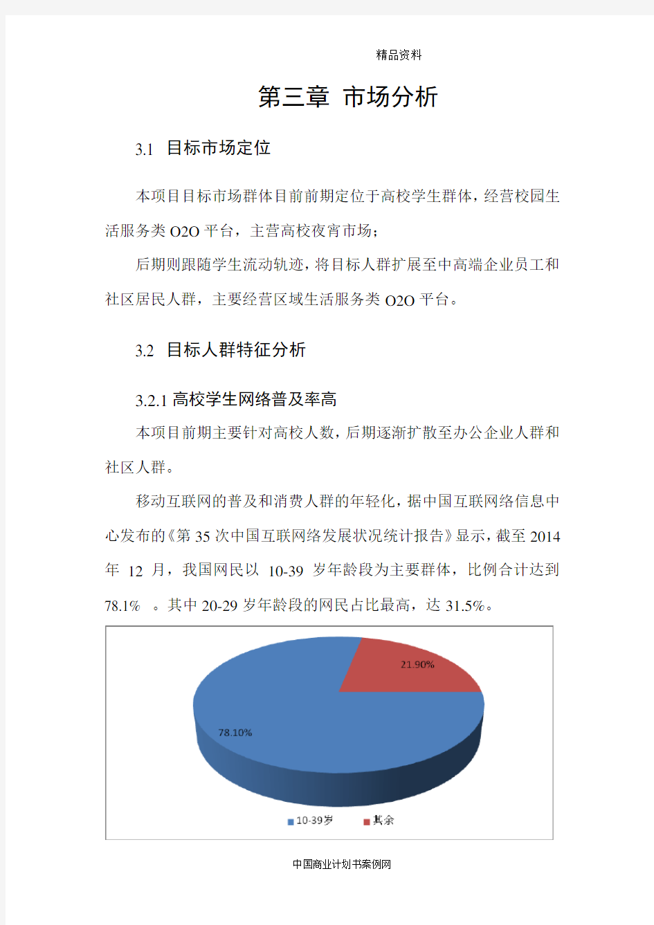 互联网企业融资商业计划书模板.doc