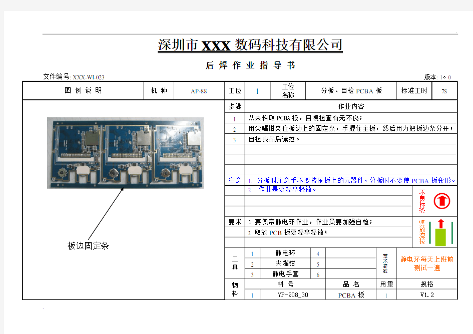 后焊作业指导书