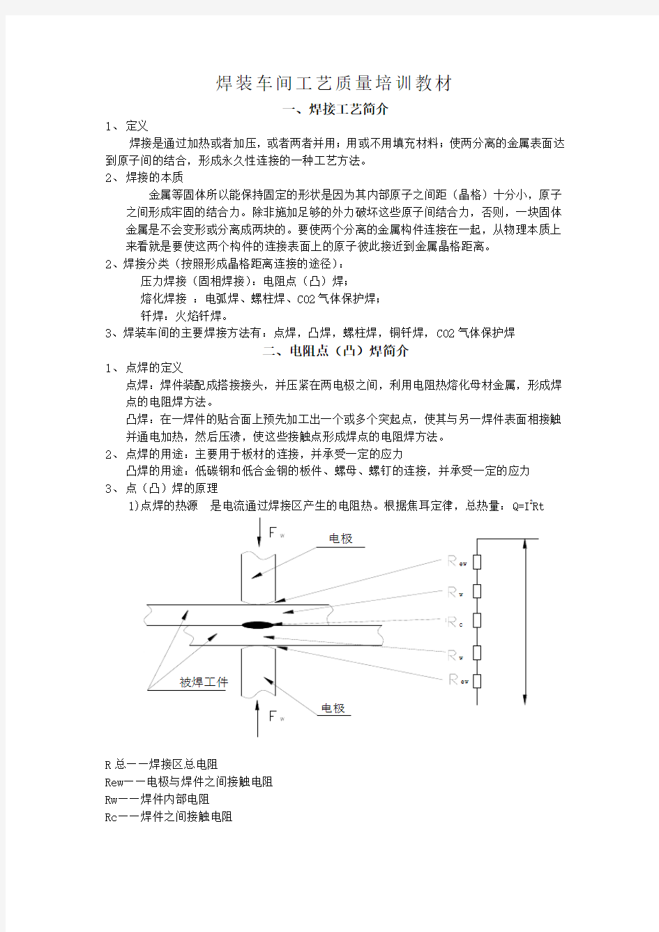 焊接工艺质量