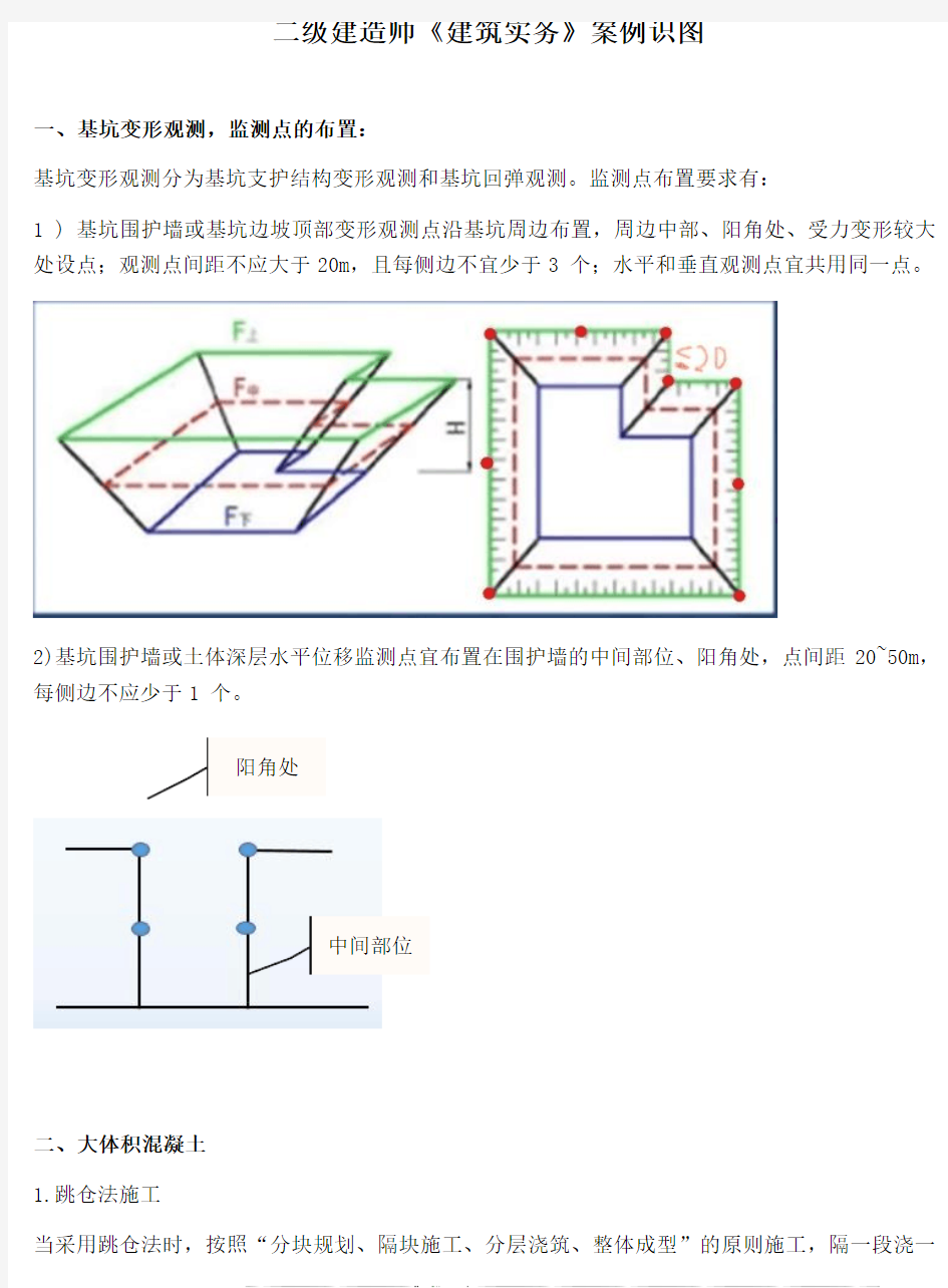 二级建造师《建筑实务》案例识图(一)