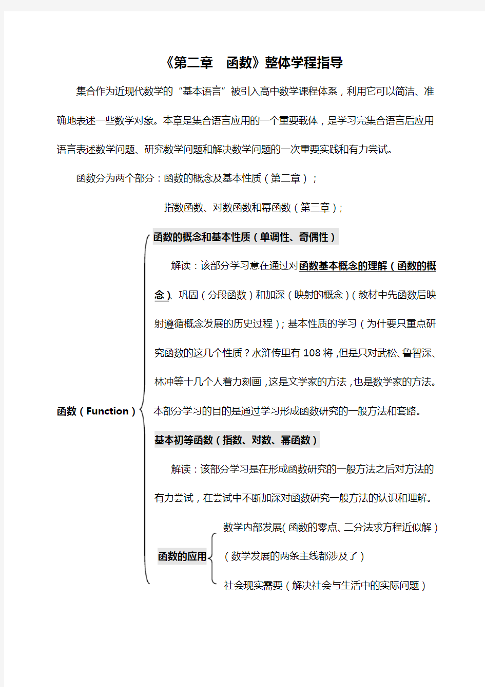 函数概念的产生及其历史演变