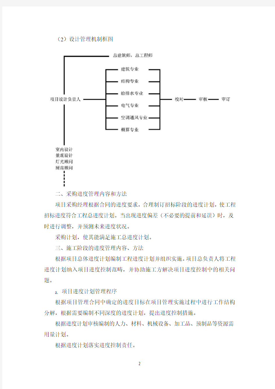 EPC项目进度管理方案及控制措施