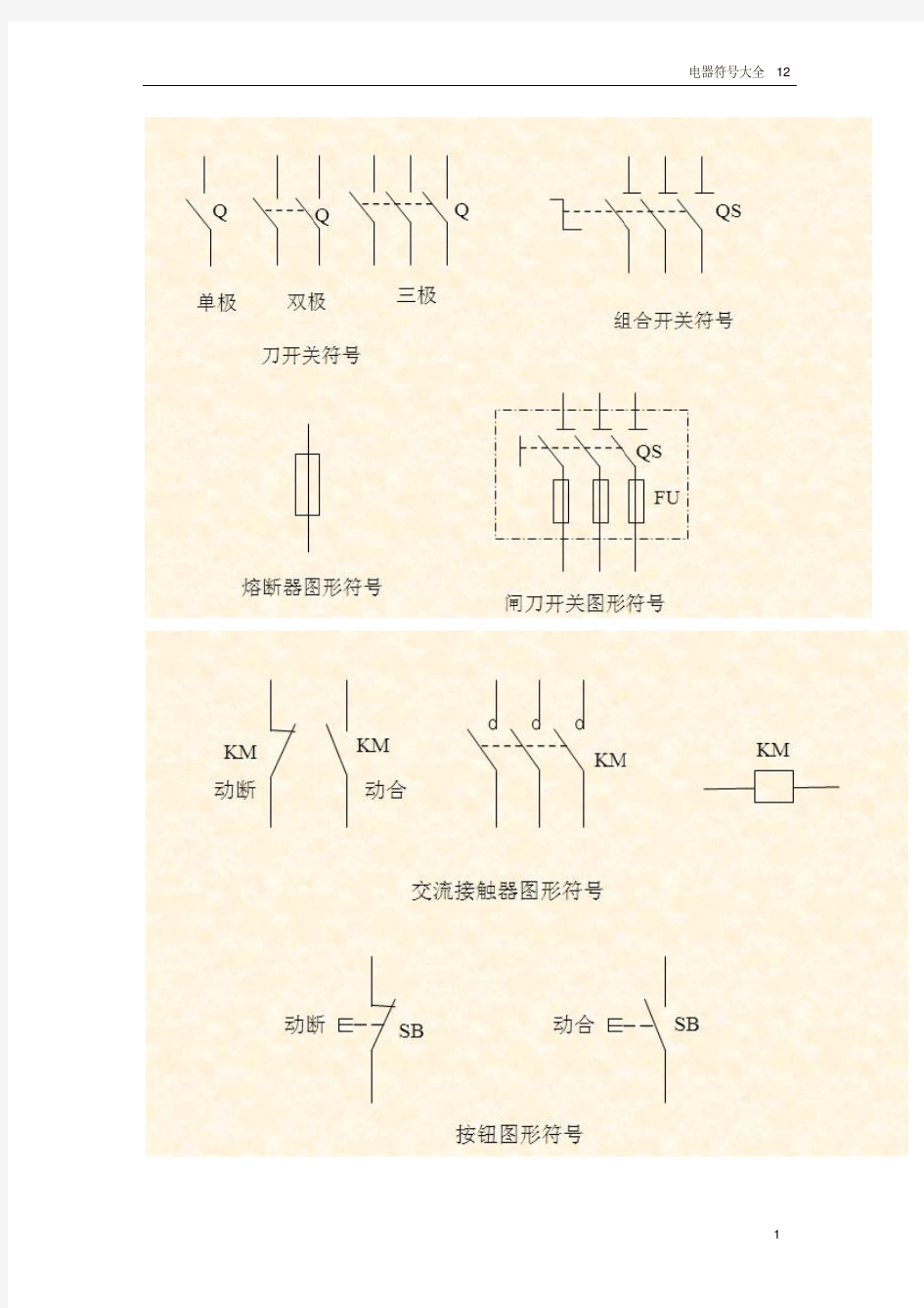 电气图形符号大全