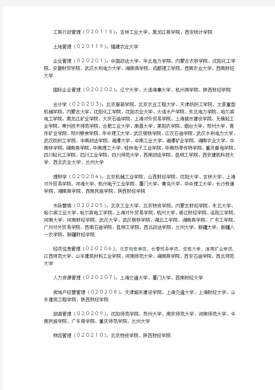 1994／1995年度经国家教委批准设置或备案的普通高等学校本科专业名单 )