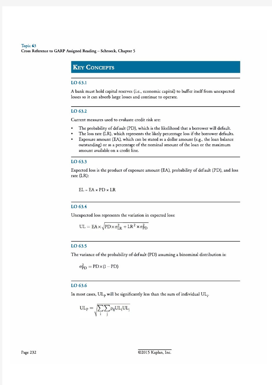 2016_FRM一级Notes_04b LOS