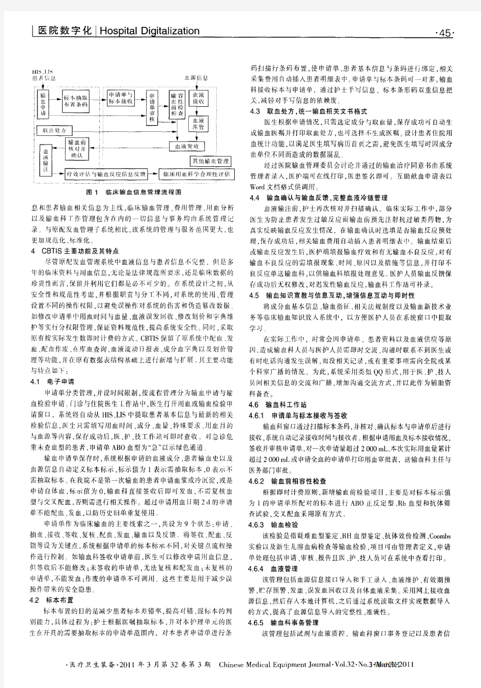 临床输血信息系统的实现与应用