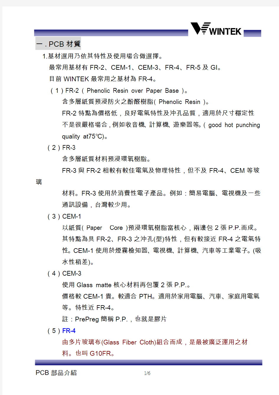 PCB部品介绍