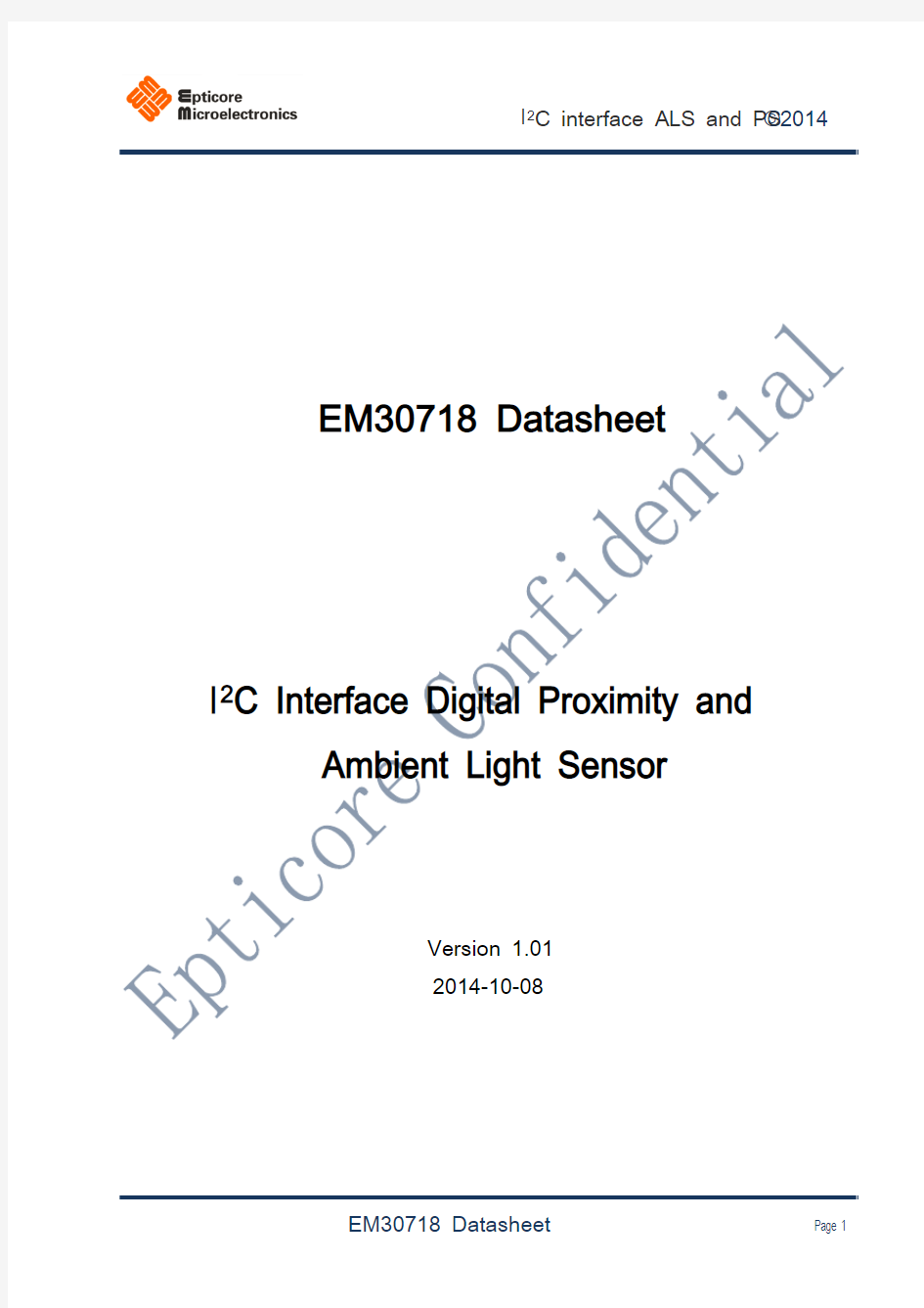 EM30718 Datasheet 2014Oct