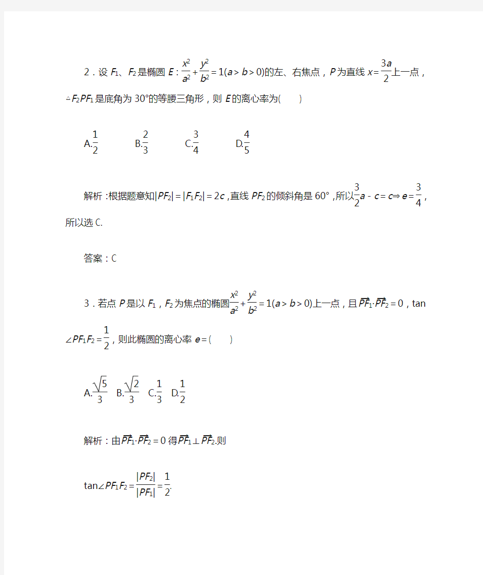 高三理科数学专题复习课后练习46