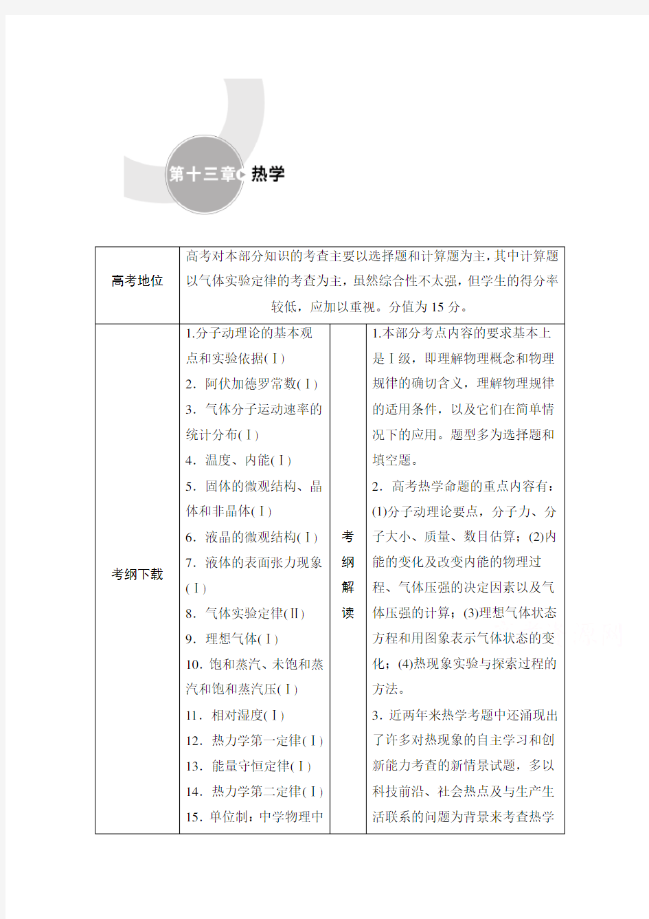 2021高考人教版物理一轮复习讲义：第13章 第1讲 分子动理论 内能 (含解析)