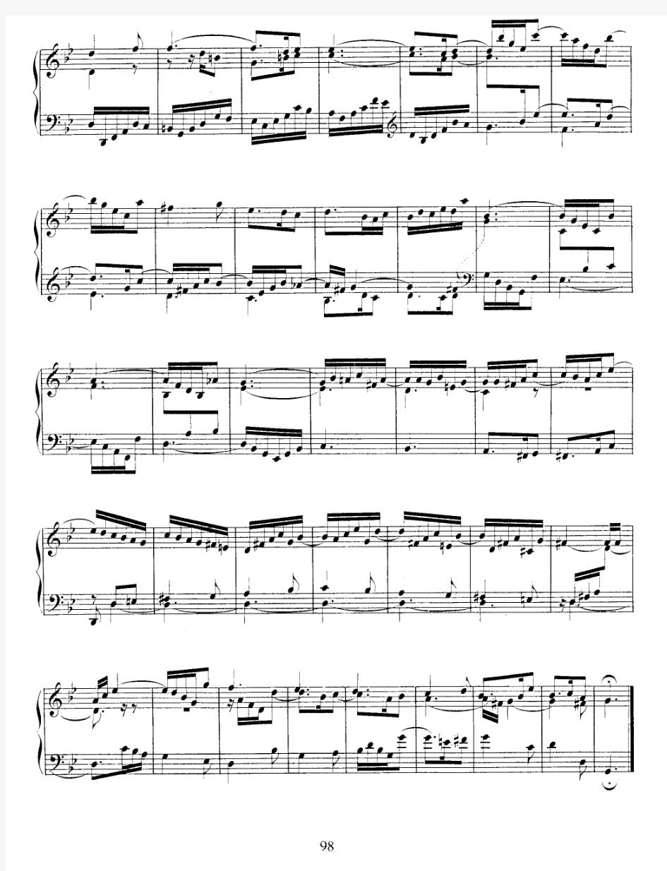 巴赫《二部创意曲与三部创意曲》BWV797