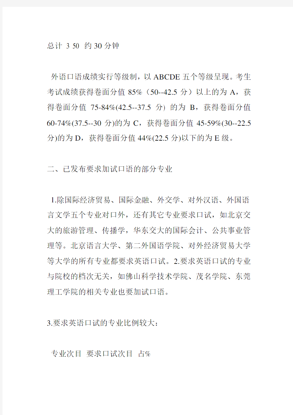 【广东高考英语听说考试】广东高考英语人机对话口语考试题型分析及备考策略