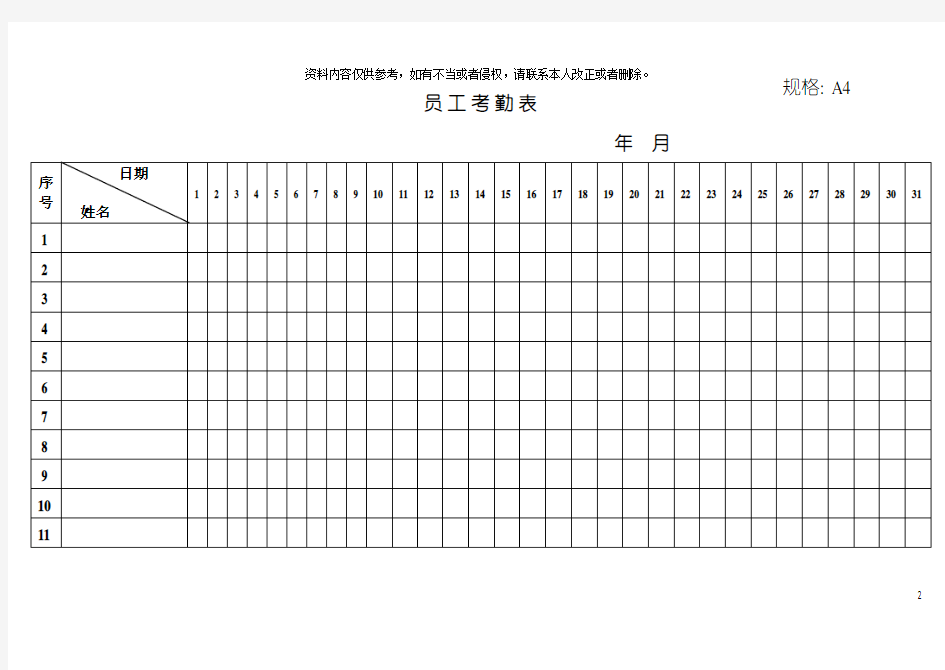 酒店管理表格模板